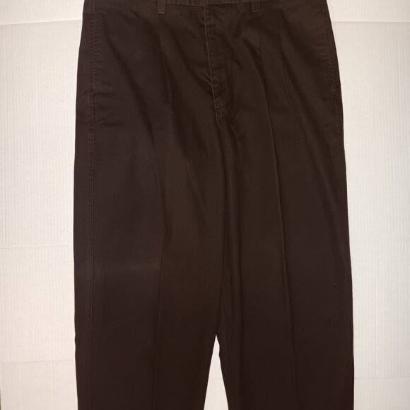 DOCKERS KHAKIS MEN'S BROWN PANTS - Picture 4 of 8